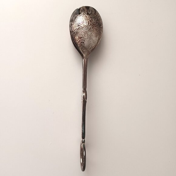 Three Vintage Silver Plated over Zinc Alloy Serving Tongs in Original Box - Picture 3 of 15